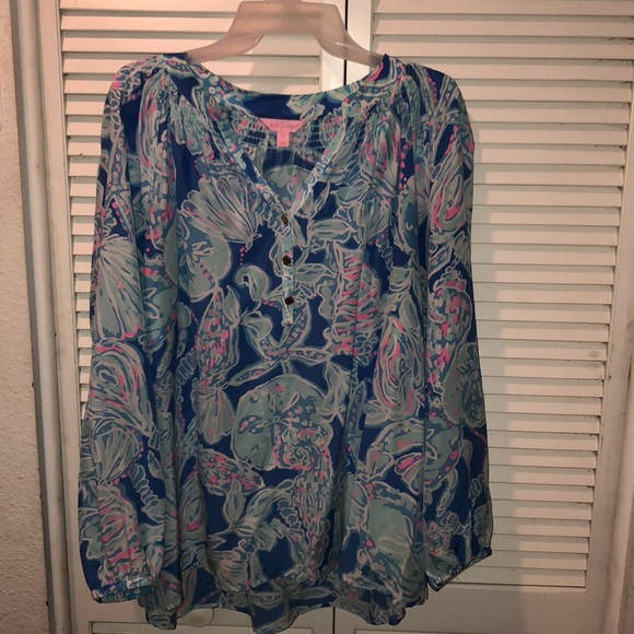 Lilly Pulitzer Tops - Lilly Pulitzer Tunic Blouse